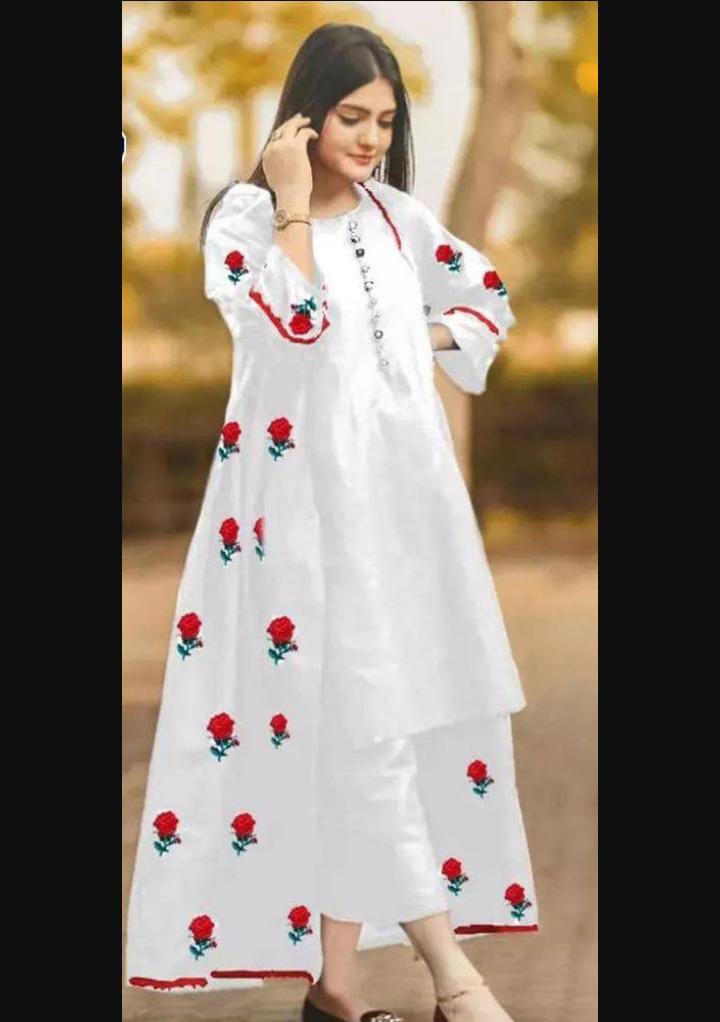 Gown Embroidery 3Pc